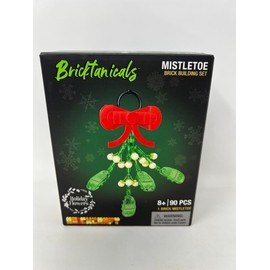 Brickcraft Botanicals "Mistletoe" Brick Building Set Holiday Flowers 90 PCS