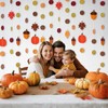 jijAcraft Fall Leaf Garland Banner – 4PCS Thanksgiving Garland, Fall
