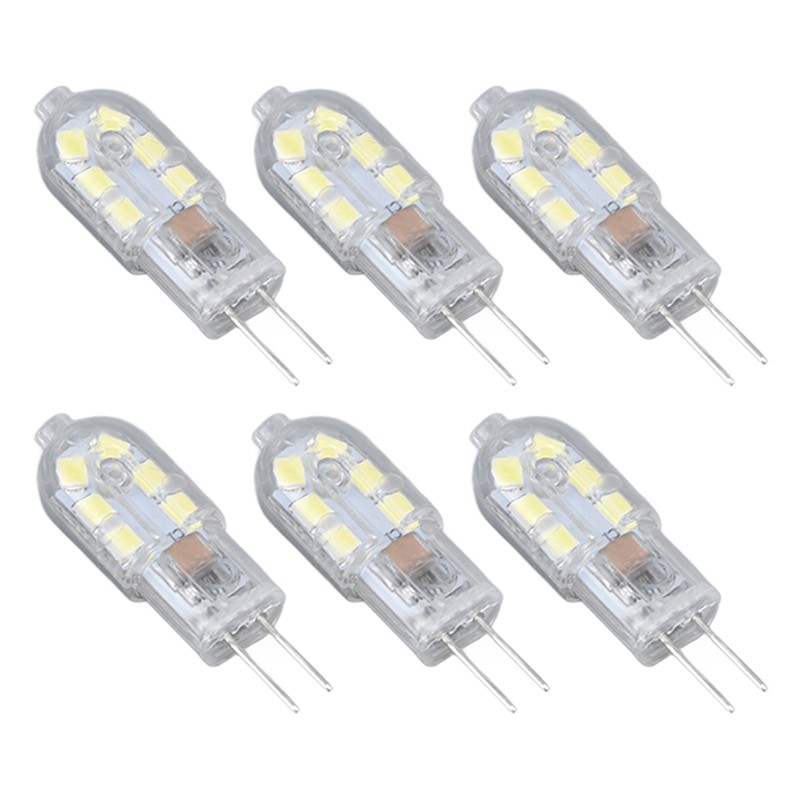 10 Pack G4 2835 LED Bulb Transparent Led Lamp Plug