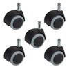 Dörner + Helmer Pack of 5 Parquet Double Swivel Chair