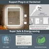TIFULLHOME 16x24 LED Mirror for Bathroom, Backlit & Front Lights,
