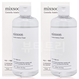 Mixsoon Centella Asiatica Toner 300ml + 300ml / 믹순 병풀 토너 300ml + 300ml