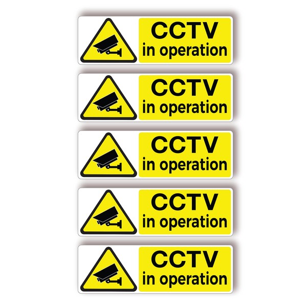 stick4safety stcky CCTV in Operations 15 x 5 cm (Pack of 05)