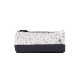 Afternoon Tea Living Pen Case JF03 Flower Print Pen Case, navy, retro