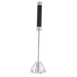 Fayelume Whizzy Whisk, 9.45 * 2.17in Manual Hand Mixer, Push Whisk Suitable for Stirring Foods Such as Eggs, Milk and Yogurt