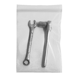 9" x 12", 2 Mil (Case of 1000) Clear Plastic Reclosable Zipper Bags from The Boxery