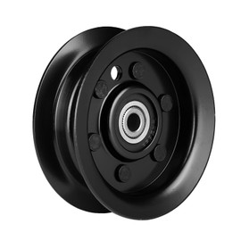 106-2175 132-9420 Flat Idler Pulley Fit for Exmark Toro Quest E/S-Series MX SS Timecutter RZT420H SS3200, ZS3200, SW3200, ZS3200 S, SS3216, SS3225, MX3450, Fits 32" 38" 42" 50" 54" Mower Deck