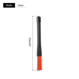 MECCANIXITY Retractable Drum Brushes Percussion Brush Nylon Stick Red for Jazz Acoustic Rock Band Music Lover with Storage Bag 2pcs