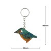 Elcomune Key Chain Wood Key Ring Kingfisher KC-16