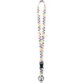 Teacher Created Resources Colorful Paw Prints Lanyard