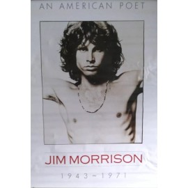 THE DOORS 1998 JIM MORRISON An American Poet 1943-1971 POSTER JOEL BRODSKY PIC