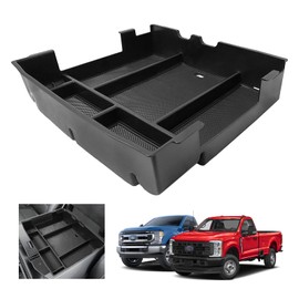 XXCIWP for 2024 2023 Ford F250 Accessories Center Console Organizer Full Tray for 2024 2023 Ford F250 F350 F450 Super Duty Console Organizer Divider Armrest Tray