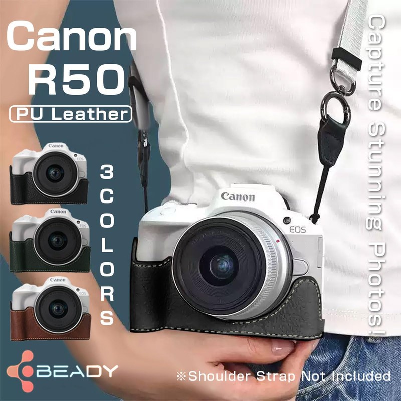 Camera Case for Canon EOS R50 Camera Half Cover Case