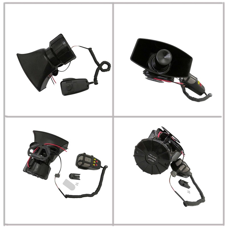JEM&JULES 100W 12V Car Truck Alarm Police Fire Loud Speaker