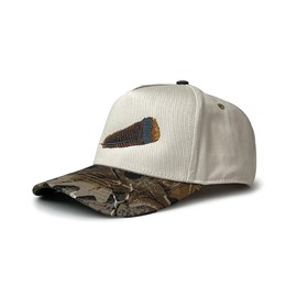 Realtree Lost Hat Hunting Cap | Adjustable & Lightweight Outdoor Camo Hat for Men & Women | Vintage Design (US, Alpha, One Size, Feather | Advantage Classic Camo)