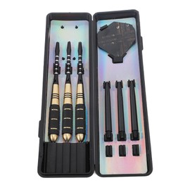 Darts Set Metal Tip Iron Aluminium Anti Slip Pattern Professional Metal Darts with Carrying Case for Beginners Sports Dartboard