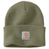 Carhartt Knit Cuffed Beanie Hat, Dusty Olive, One Size