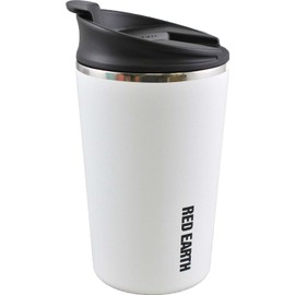 Ken Onishi Red Earth Stainless Steel Short Tumbler, White, Size: Approx. φ3.2 inches (8.2 cm), H6.1 inches (15.5 cm), REA-2801