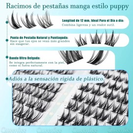 Kit De Extensiones De Pestañas Fairy Invisible Roots De 0,03