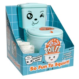 Squirt N' Play Toilet Fidget Toys Collection - Premium Squishy Toys for Squishing & Stretching - Collect Them All with Various Themes - Ideal Fidget Toy for Stress Relief & Focus - Durable and Fun