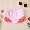 Ritatte Toddler Baby Girl 3-Piece Swimsuits Set Long Sleeve Rash