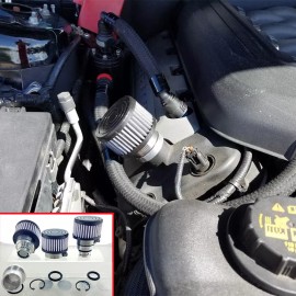 AMP Products Billet One-Way Valve Cover Crankcase Breather Kit - Eliminate Crankcase Pressure