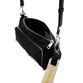 Desigual Women's priori Urus Accessories Nylon Across Body Bag, black