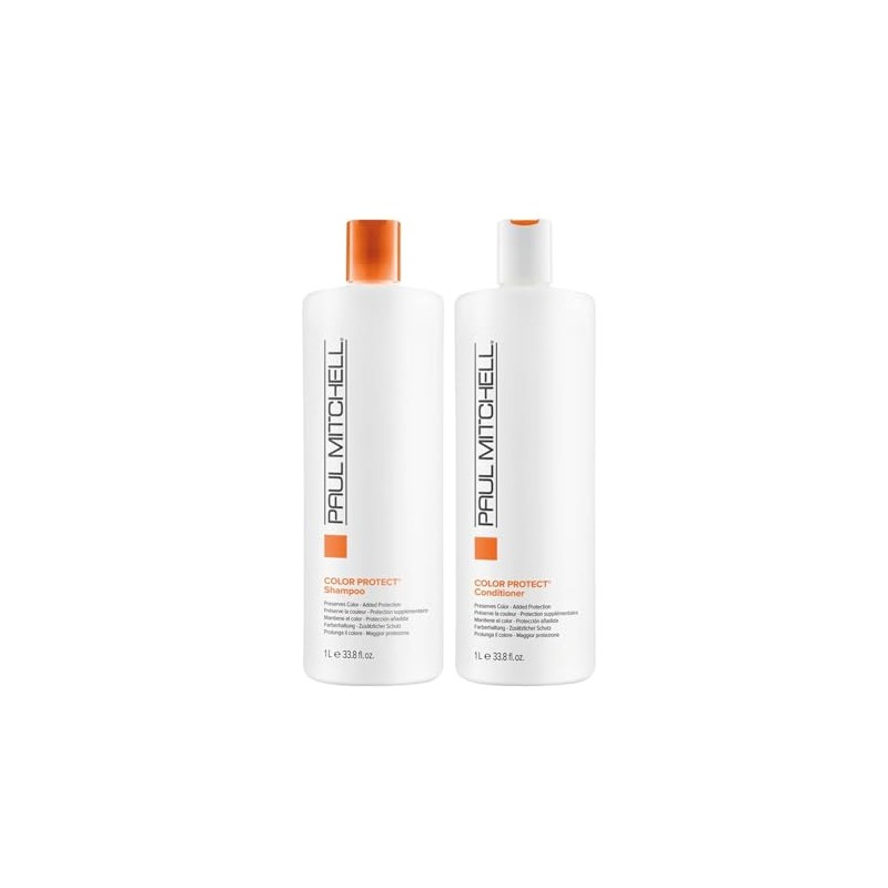 Paul Mitchell Color Protect Shampoo and Conditioner, Adds Protection, For