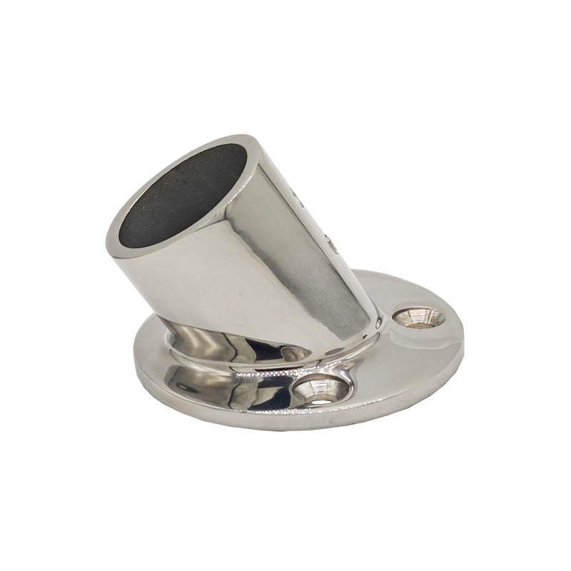60 Degree Boat Deck Handrail Rail Fitting Round Base 316