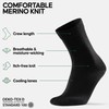DANISH ENDURANCE Merino Wool Socks Mens, Moisture Wicking Dress Socks,