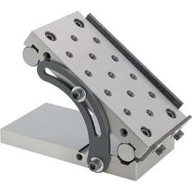 CME Machinist's Sine Plate, Steel Body, 6" x 3 1/4" x 1 7/8", 5" Distance Between Rollers