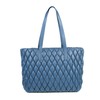 Tecpex Quilted Puffer Tote, Cotton Padded and Foldable Travel Handbag