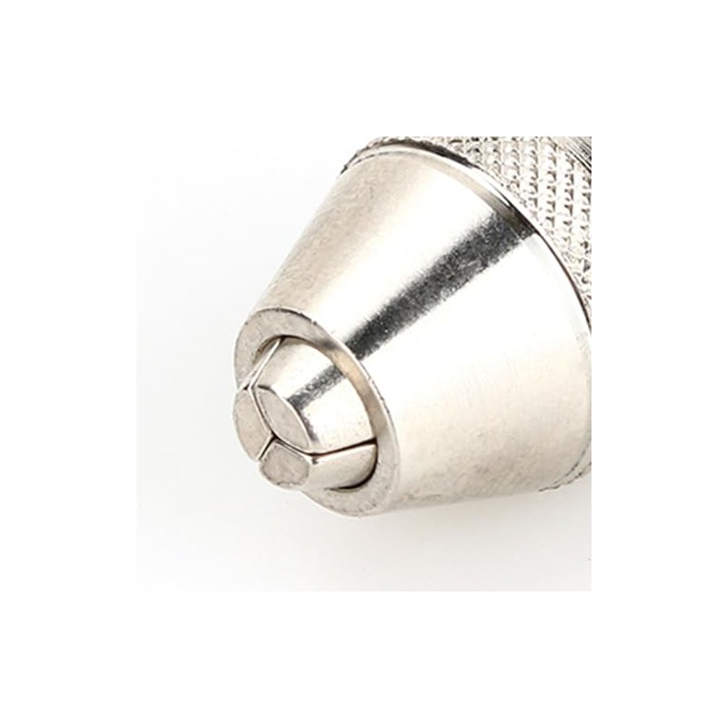 POCREATION 1/4 Inch Hex Shank Keyless Drill Chuck Adapter, Converts