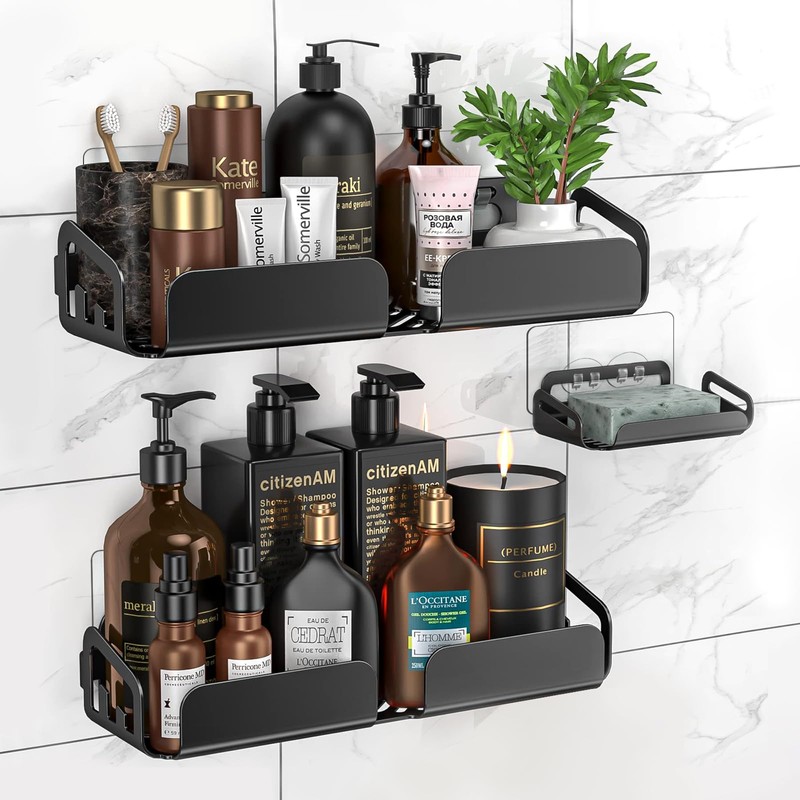 Shower Caddy Adhesive Replacement Stickers - 6 Pack No Drilling