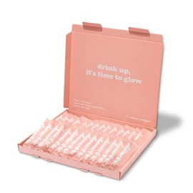 Dewty Daily Collagen Drink - Peach Flavour Collagen Drink - Premium Hydrolysed Collagen Sachets - Formulated with Hyaluronic Acid, Biotin & Retinol, Great for Skin, Hair & Nails (28-Day)