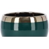KOTARBAU® Ceramic Flower Pot Planter Green Gold Round 100 mm