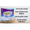 Powerizer Laundry Detergent Sheets – Up to 100 Loads |Eco-Friendly,