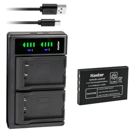 Kastar 1-Pack Battery and LTD2 USB Charger Compatible with Icom IC-RX7, Baofeng UV-100, UV-200, UV-3R, UV-3R Mark 2, Dynascan AD-09, Intek KT-950EE, LN-950, IWATSU DC-PS8, Maas AHT-7