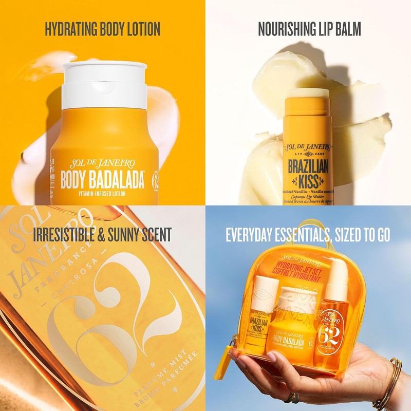 Sol de Janeiro Hydrating Jet Set, Trío de Viaje con