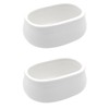 Mosuji Set of 2 Ceramic Sugar Packet Holders – Classic