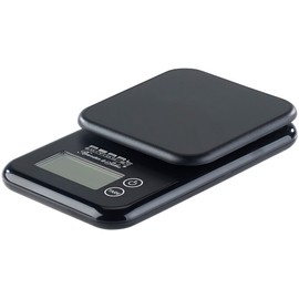 PEARL Küchenwaage: Kompakte Digitalwaage mit Touchbedienung für Küche und Büro, bis 3 kg (Digitale Waage, Kaffeewaage, Elektronische)