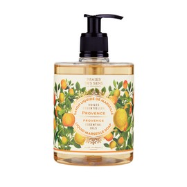 Panierdessens Essentials Liquid Marseille Soap, Provence, 16.9 fl oz (500 ml), Full Body Soap, Traditional Formulation