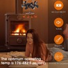 Wood Stove Fan Heat Powered 8 Blades Stove Fan Self