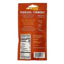 Chimes Tranquil Cúrcuma Adaptógeno Jengibre Masticable Caram                                                                                          