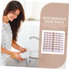Ciieeo 3Pcs Supple Kitchen Dish Towels Organic Cotton Cleaning Cloths