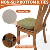 SINOSSO Thickened 2.5" Dining Chair Cushion, Soft Blended High Density
