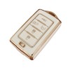WKEDQAF TPU for Jeep Key Fob Cover Compatible with Jeep