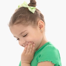 925 Sterling Silver Polished Virgo Zodiac Sign Safety Screw Back Earrings For Toddlers Little Girls and Preteens - Tiny Virgo Horoscope Astrology Children's Earrings