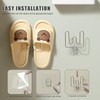 Shoe Holder Wall, Shoe Stacker, Space-Saving, Wall Mounted Shoe Rack
