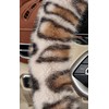 Forala Fluffy Cheetah Car Steering Wheel Cover Luxurious Faux Fur